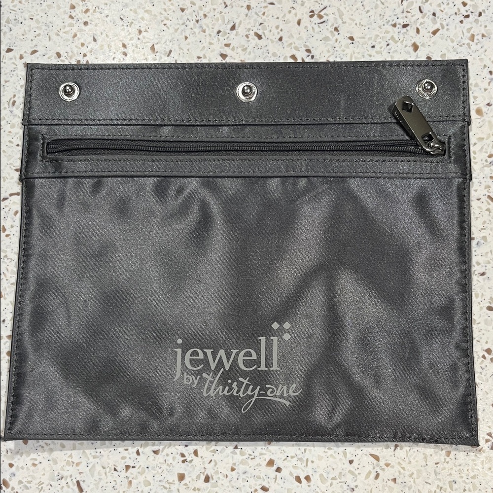 Thirty-One Jewell Teal Affair Vintage Pebble Shoulder Bag - Picture 7 of 15